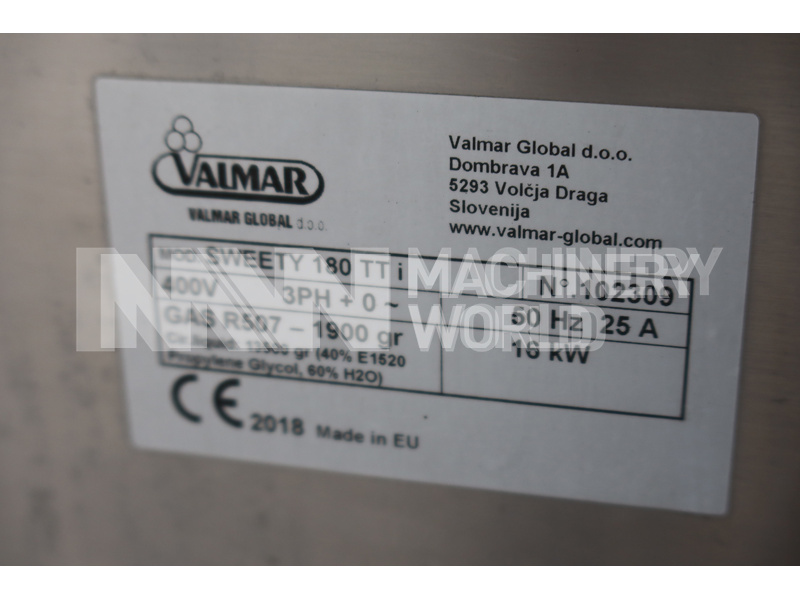 Valmar Sweety 180 TTi Ice Cream Batch Pasteuriser (2018) - Image 7