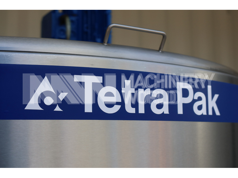 1200 Ltr Tetra Pak Jacketed Pasteurisation Tank with High Speed Mixer - Image 4