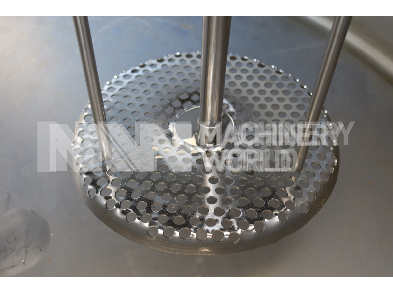 1200 Ltr Tetra Pak Jacketed Pasteurisation Tank with High Speed Mixer - Image 6
