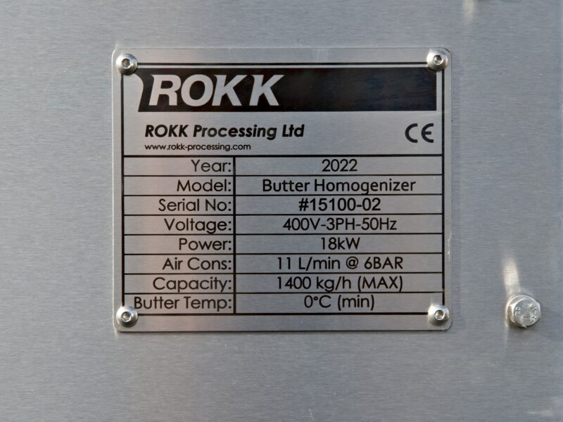 ROKK RBR1400 Butter Homogeniser Reworker - Image 10