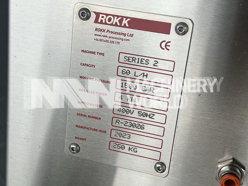 60 LPH ROKK 2-Series Laboratory (1500 Bar) Homogeniser - Brand New - Image 7