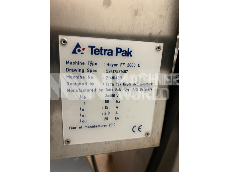 Tetra Pak Hoyer Addus FF 2000 C Ice Cream Ingredient Feeder (2010) - Image 5