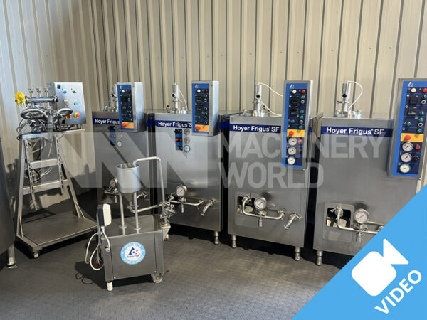Complete Tetra Pak Ice Cream Factory, 400-2000 Litres/Hour