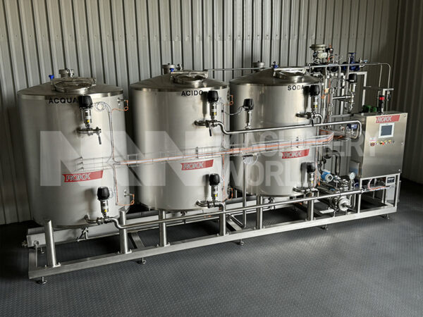 20,000 LPH ROKK Processing 3-Tank (2,000L) Single Channel Automatic CIP System Plant - BRAND NEW