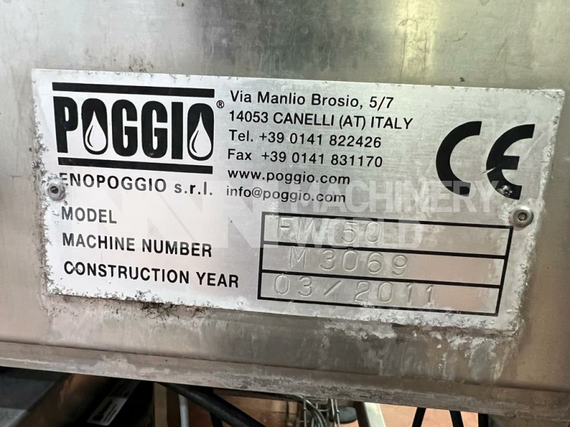 50 Nozzle Poggio FM 50 Bottle Inverter & Rinser (YOM 2011) - Image 7