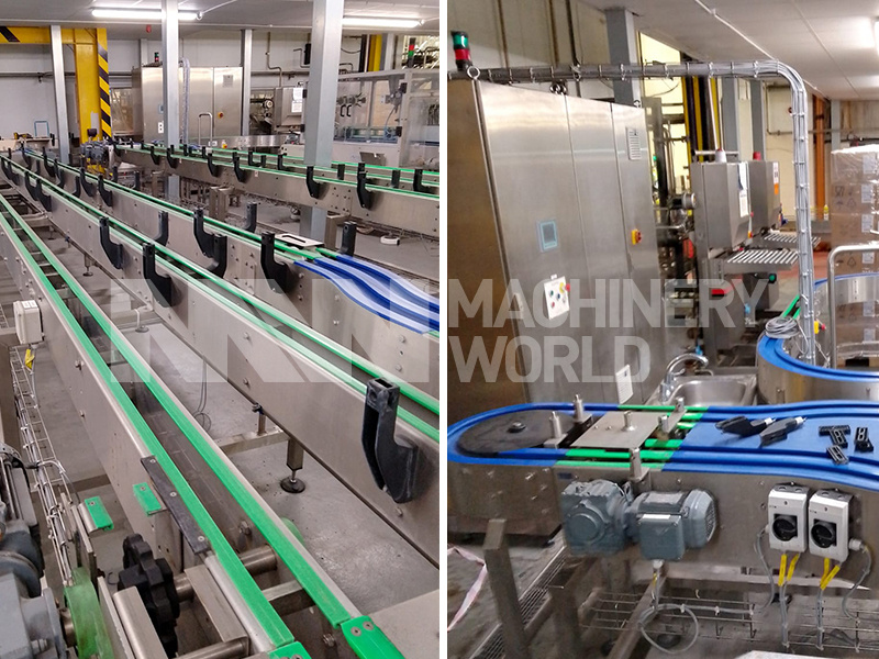 Bottle Conveyor with Slat Band Belt (Approx. 100m) - Image 3