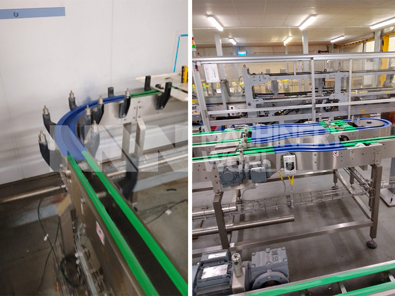 Bottle Conveyor with Slat Band Belt (Approx. 100m) - Image 4