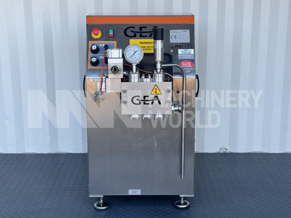 850 LPH GEA Niro Soavi ONE 7TS Homogeniser (YOM 2017)