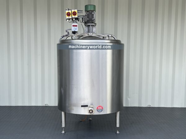 600 Ltr Catta 27 Jacketed Pasteurisation Tank with High Speed Mixer