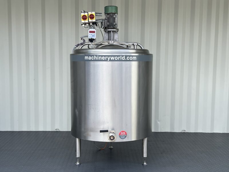 600 Ltr Catta 27 Jacketed Pasteurisation Tank with High Speed Mixer