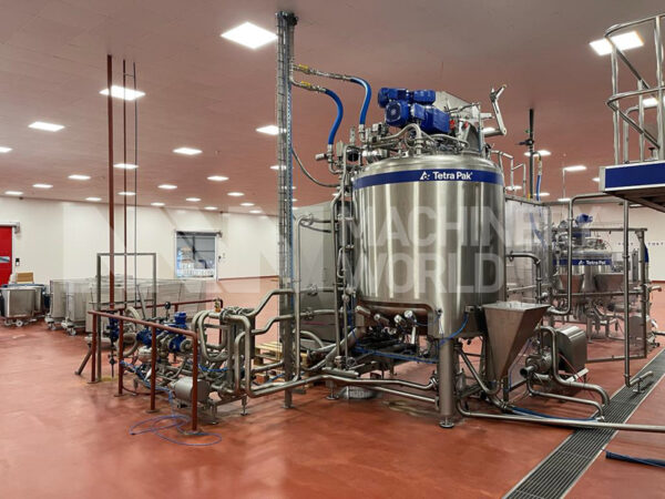 2,500 Ltr Tetra Pak Tetra Scanima B400-2500VAA Jacketed Vacuum Universal High Shear Mixer (Year 2019)