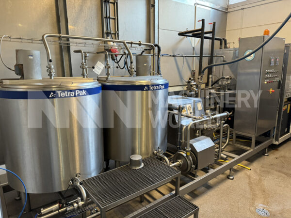 Tetra Pak Hoyer Promix 600 Ice Cream Batch Mix Plant (+ Boiler & Water Chiller)