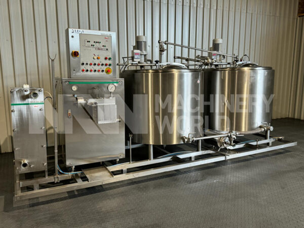 Catta 27 1200 Ice Cream Batch Mix Processing Plant
