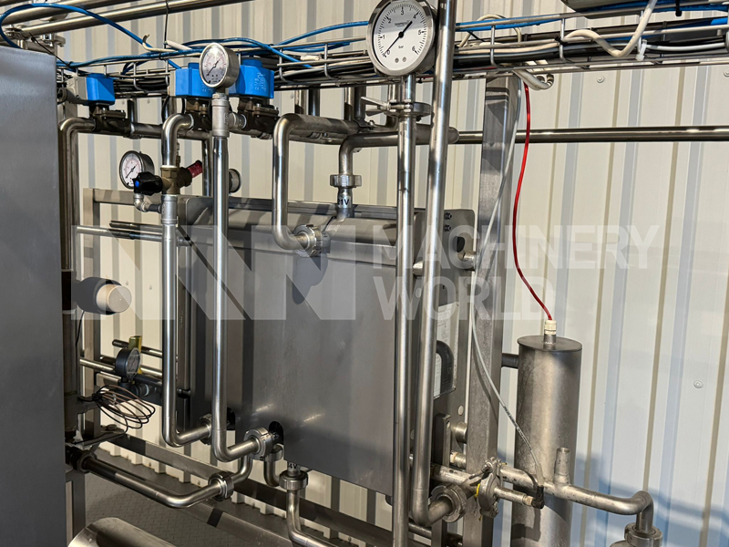 450LPH to 600LPH DDM Kolding Continuous Electrically Heated Pasteuriser Plant (Year 2014) - Image 4