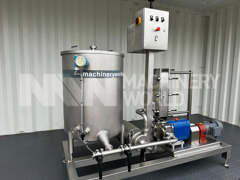 500 LPH Alfa Laval H4-PSG Cream Cooler Heat Exchanger Skid (Year 2024) - Image 2