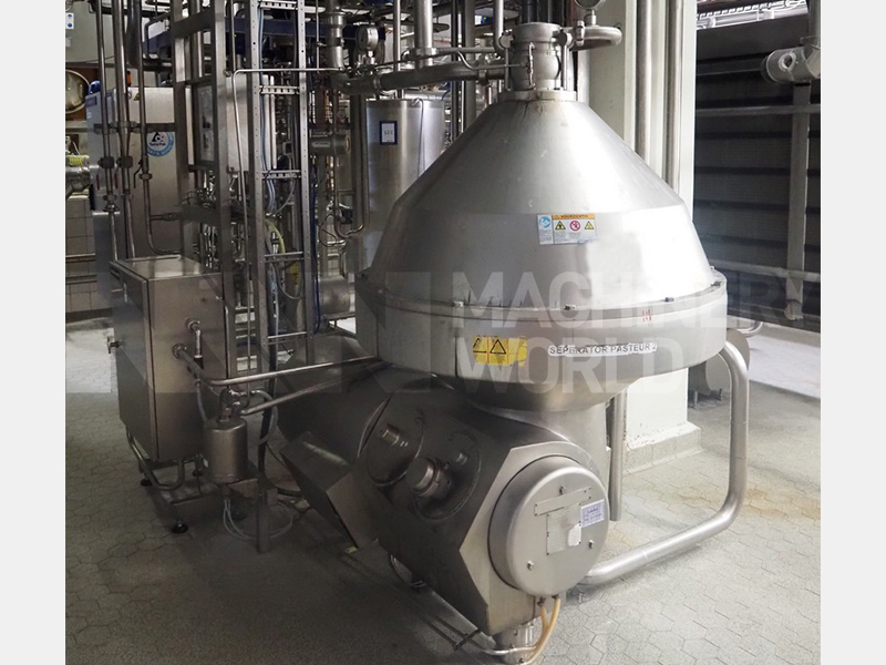 25,000 LPH Alfa Laval Tetra Pak HMRPX 518 HGV 74C 50 Milk Cream Separator