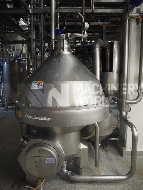 25,000 LPH Alfa Laval Tetra Pak HMRPX 518 HGV 74C 50 Milk Cream Separator - Image 2