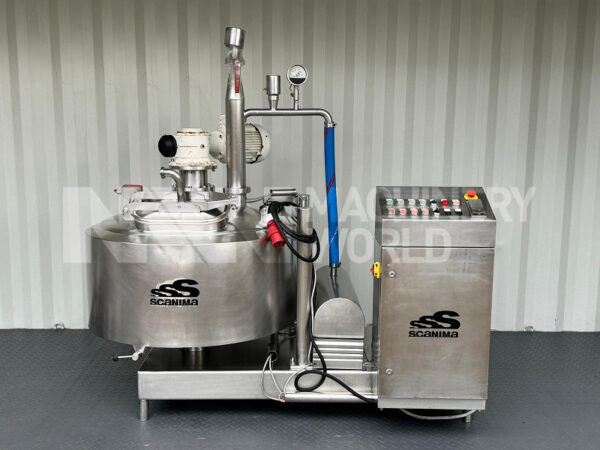200 Ltr Scanima SRB200 Jacketed Vacuum Rated Universal High Shear Mixer