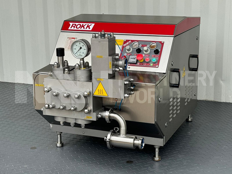 500 LPH ROKK 3-Series (250 Bar) & 2-Stage Homogeniser (Year 2021)