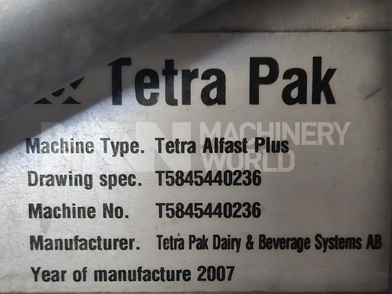 Tetra Pak Tetra Alfast Plus Automatic Direct Inline Standardisation System (Year 2007) - Image 7