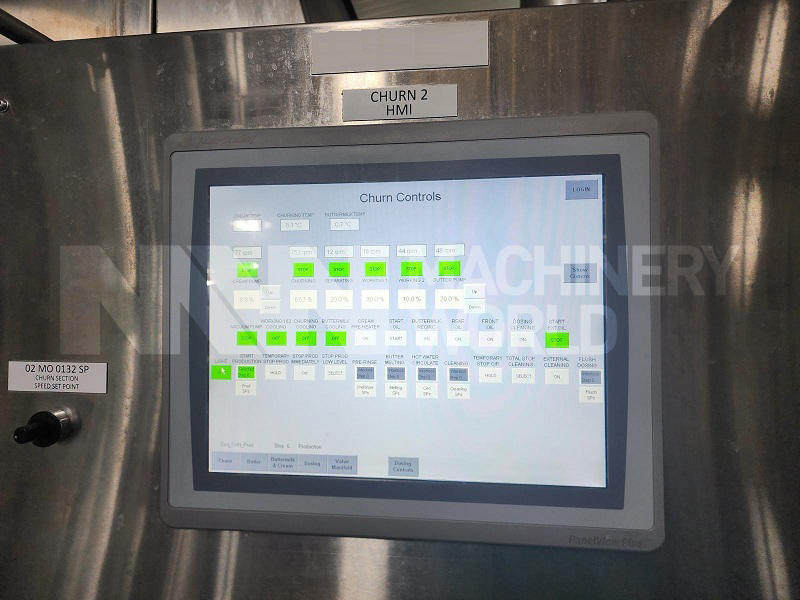 5,000kg per hour APV Pasilac HCT2 Continuous Butter Churn with Pattyn Bulk Butter Packing Line - Image 10