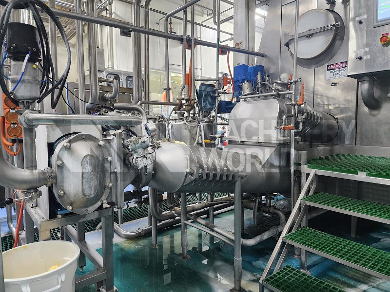 5,000kg per hour APV Pasilac HCT2 Continuous Butter Churn with Pattyn Bulk Butter Packing Line - Image 2