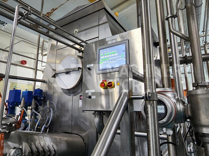 5,000kg per hour APV Pasilac HCT2 Continuous Butter Churn with Pattyn Bulk Butter Packing Line - Image 3