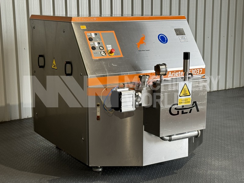 7,000 LPH GEA Niro Soavi NS3037/30H (120 Bar) High Pressure Pump Homogeniser (Year 2009)
