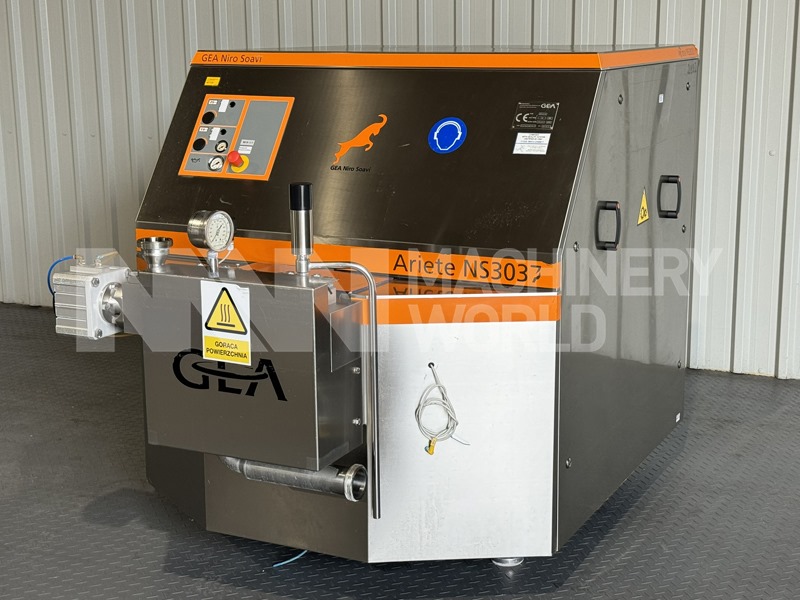 7,000 LPH GEA Niro Soavi NS3037/30H (120 Bar) High Pressure Pump Homogeniser (Year 2009) - Image 2