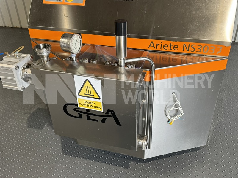7,000 LPH GEA Niro Soavi NS3037/30H (120 Bar) High Pressure Pump Homogeniser (Year 2009) - Image 3