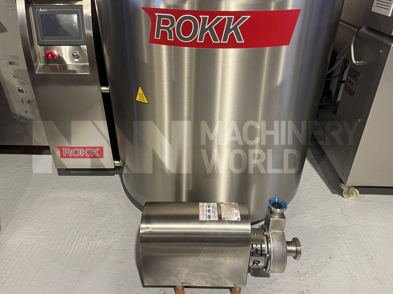 500 Ltr ROKK RMELT-500 Jacketed Frozen Fat Oil Butter Chocolate Batch Melter (Brand New) - Image 6