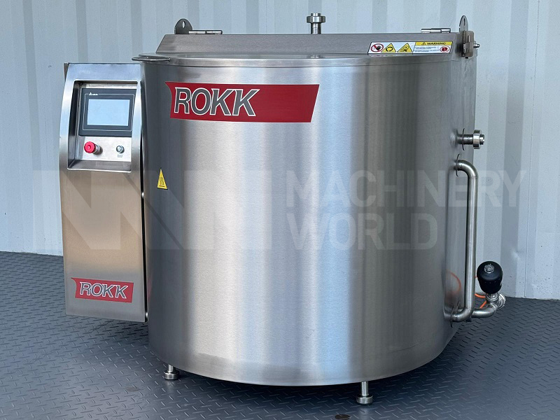 500 Ltr ROKK RMELT-500 Jacketed Frozen Fat Oil Butter Chocolate Batch Melter (Brand New) - Image 2