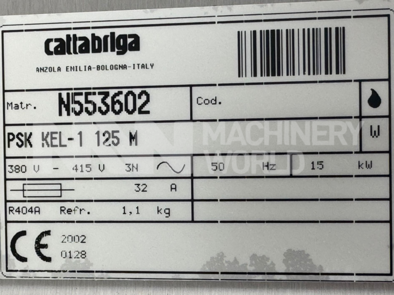 Cattabriga PSK KEL 125 Ice Cream Batch Pasteuriser - Image 5