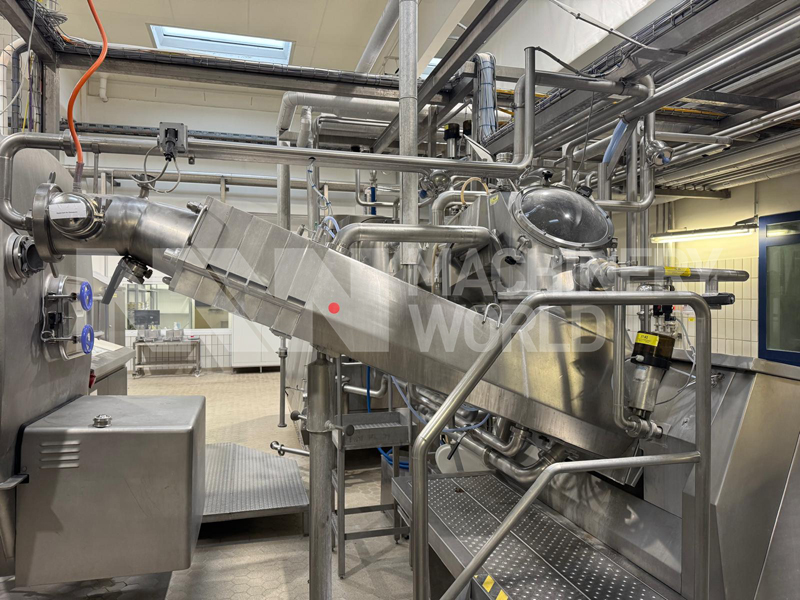 6,000kg per hour Simon Freres MD1230VR Continuous Butter Churn with Simplistock SV2 25kg Bulk Butter Packer - Image 2