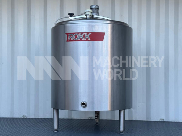ROKK Ageing Maturation Vat with Top Mounted Mixer - 600 ltr