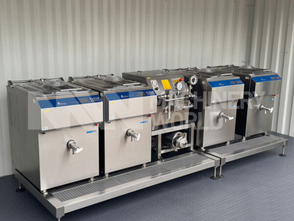 Valmar Genius XL 180 Semi-Industrial Ice Cream Batch Mix Plant (Year 2021)