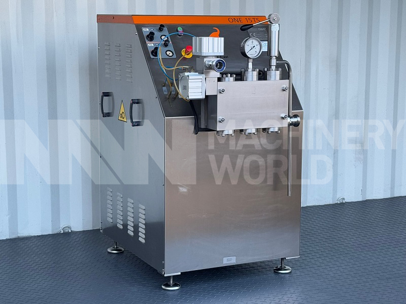 2,100 LPH GEA Niro Soavi One 15TS (200 Bar) High Pressure Homogeniser