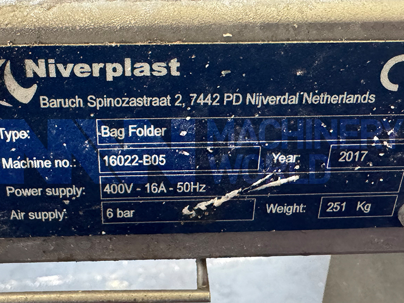 1kg to 20kg Grunwald Flexiliner XL 1-Lane Auto Bucket Filler (Year 2014) including Niverplast Varifold Bag Closer (Year 2017) - Image 16