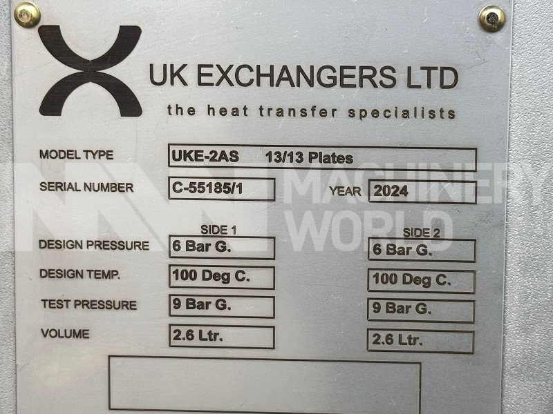 300 LPH ROKK Universal Mini Mixing Plant with 250 Bar Homogeniser, Jacketed Mix Tank & Heat Exchanger - BRAND NEW - Image 9