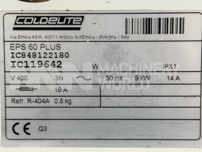 Coldelite EPS 60 Plus Ice Cream Batch Pasteuriser (Year 2016) - Image 5
