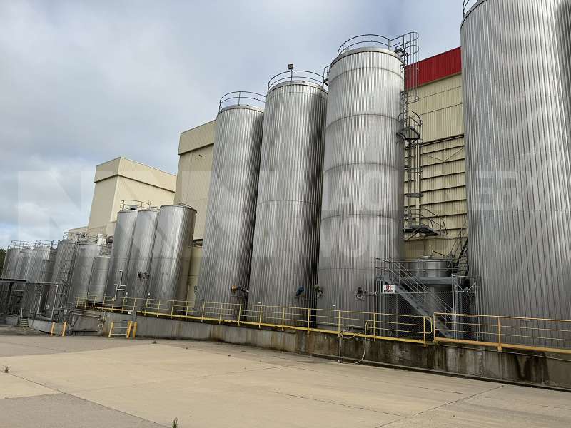10,000 to 250,000 Ltr Stainless Steel Insulated Clad Milk Whey Tanks Silos (18x Various) - Image 3