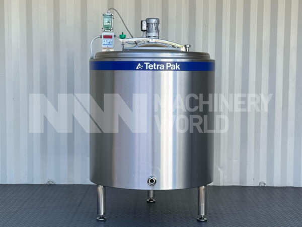 Tetra Pak Ageing Maturation Vat with Top Mounted Mixer - 600 ltr (Year 2018)