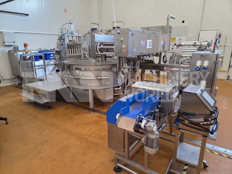 Laief GSL 3 Model Rotary 6 Wide Ice Lolly Popsicle Moulding Machine - 6,000 pcs/hour (Year 2019) - Image 13