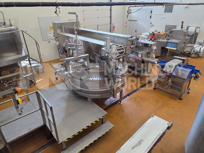 Laief GSL 3 Model Rotary 6 Wide Ice Lolly Popsicle Moulding Machine - 6,000 pcs/hour (Year 2019) - Image 6