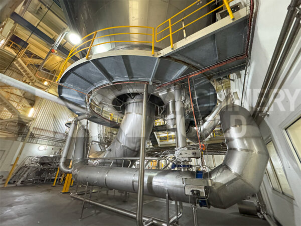 73,967kg per hour (76,176 LPH) APV Anhydro MVR Evaporator with TVR Finisher & APV Anhydro Spray Dryer Plant (≤6Te per hour)