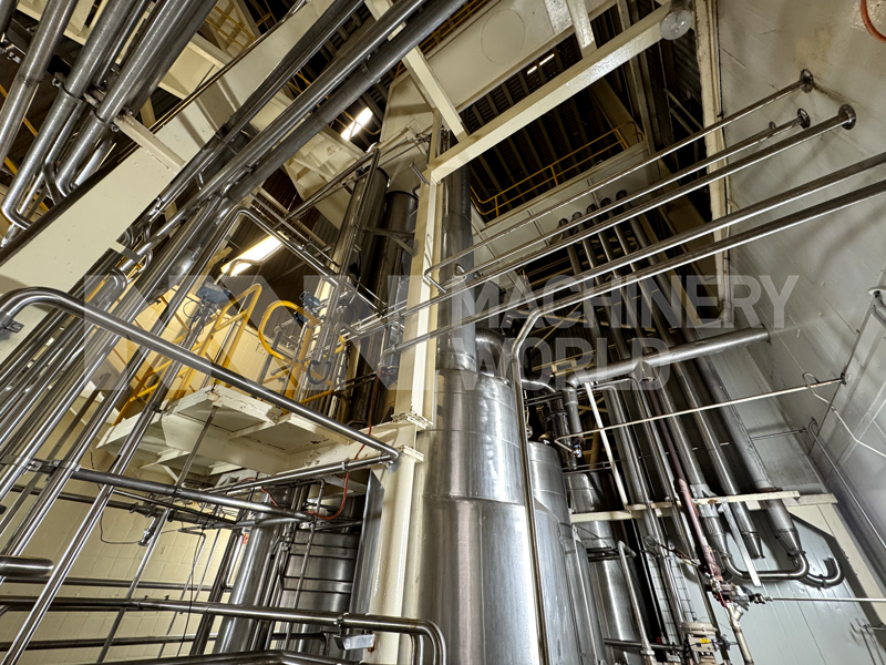 18,200kg per hour (18,744 LPH) Wiegand 4-Effect TVR Evaporator Concentrator Plant with Finisher - Image 7