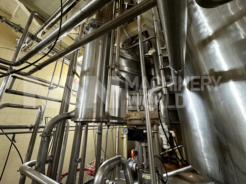 18,200kg per hour (18,744 LPH) Wiegand 4-Effect TVR Evaporator Concentrator Plant with Finisher - Image 9