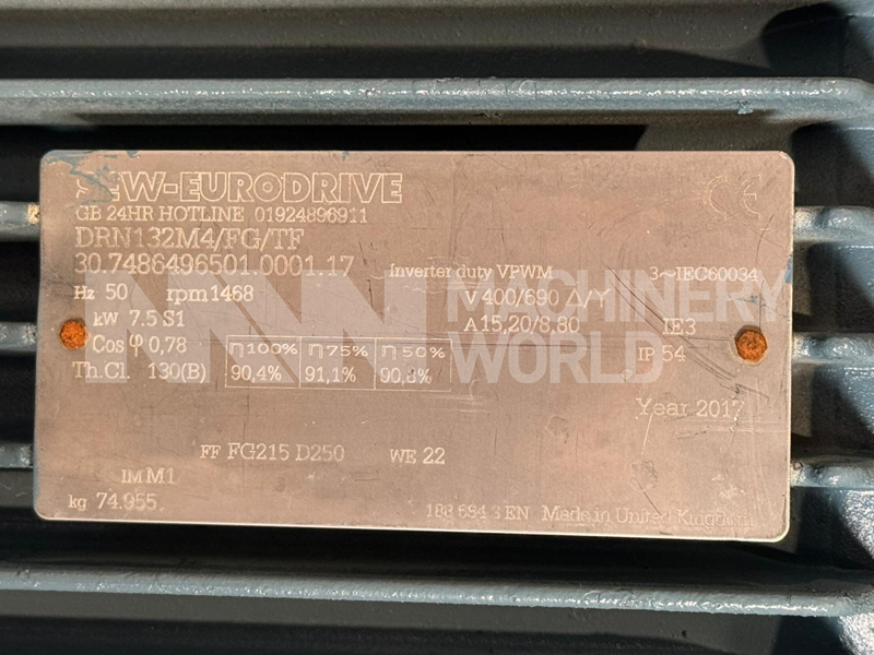 400L Winkworth RT400 Double Jacketed Horizontal Ploughshare T-Arm Mixer (Year 2009) - Image 9