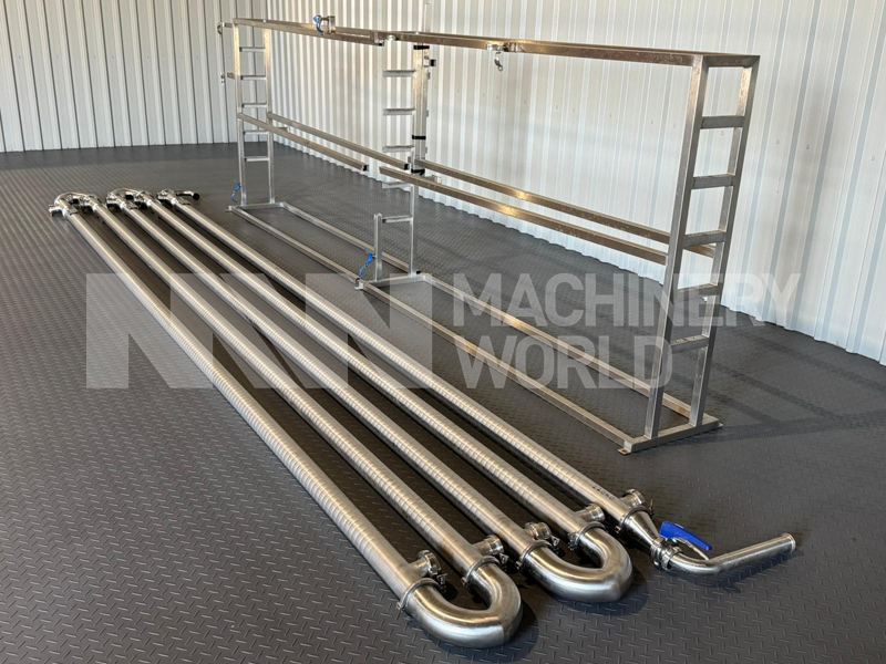 MBS MLW88 Corrugated Shell-In-Tube Tubular Heat Exchanger (Year 2020) - Image 2