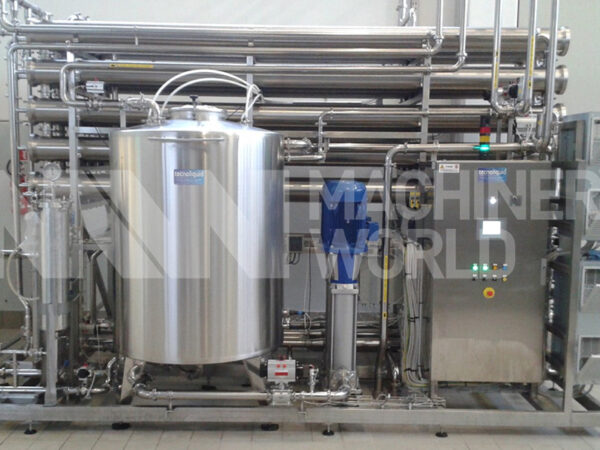 20,500 LPH Tecnoliquid Reverse Osmosis RO Membrane Filtration Plant (Year 2015)